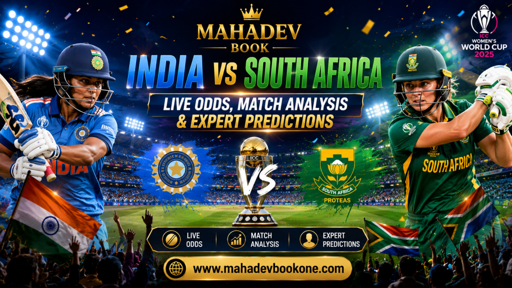 Mahadev Book India vs South Africa Live Odds, Match Analysis & Expert Predictions